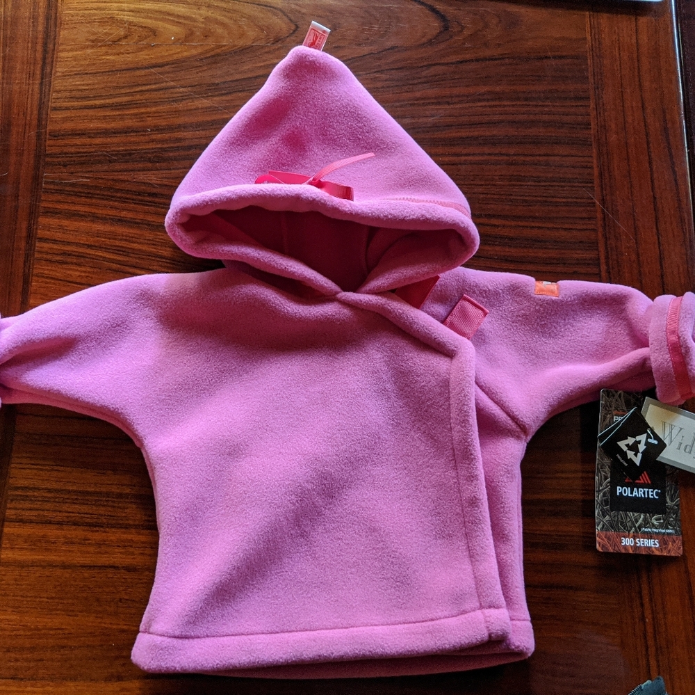 NWT Widgeon Polartec Fleece Jacket- Pink, 6 months